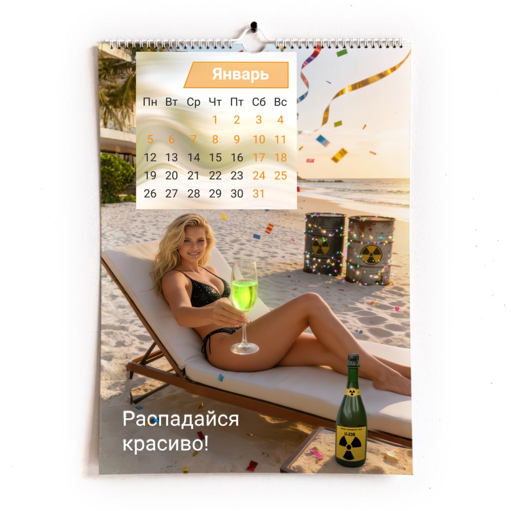 Мотивационный календарь «Ядерный Титбитленд 2026»